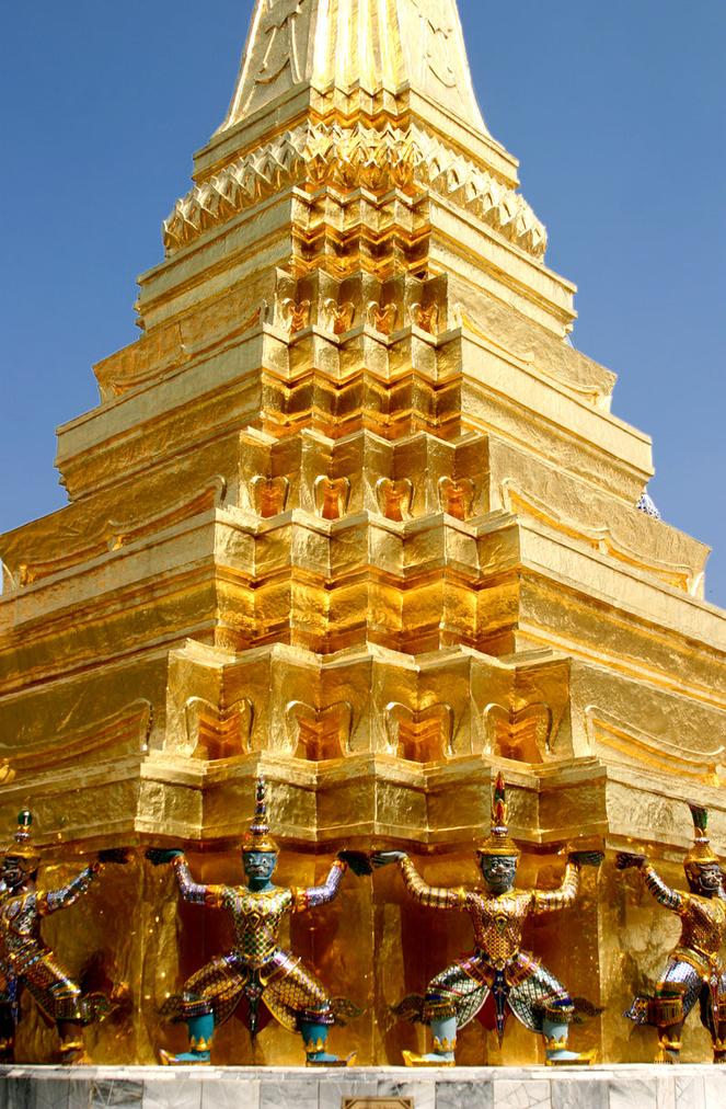 Image of Gold IRA Physical Possession - golden thai temple